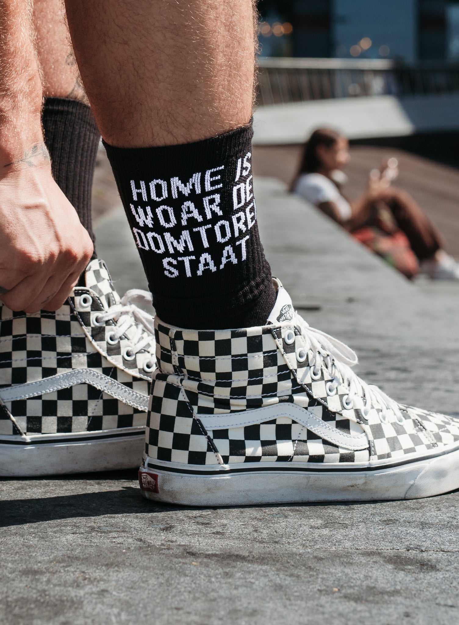 SOCKS 'HOME': ZWART